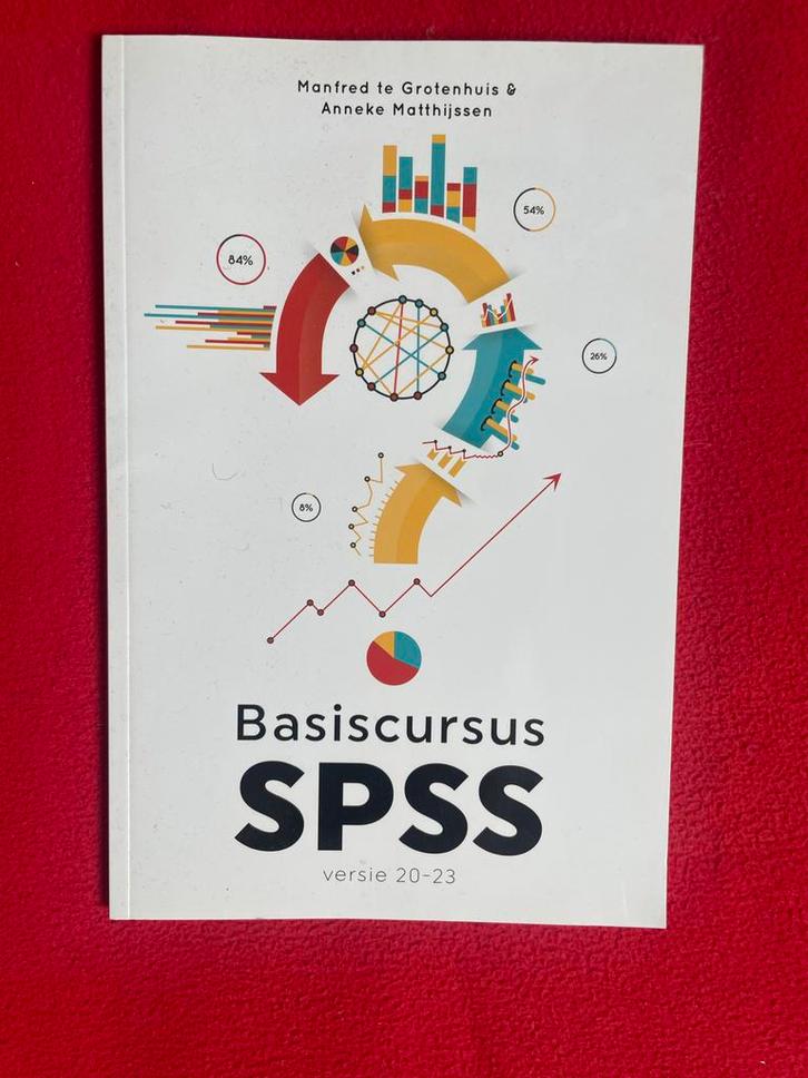 Basiscursus SPSS - Zo goed als nieuw!, Boeken, Studieboeken en Cursussen, Zo goed als nieuw, HBO, Beta, Ophalen of Verzenden