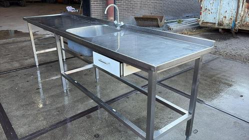 RVS wastrog spoelbak wasbak keuken, Tuin en Terras, Buitenkeukens, Ophalen of Verzenden