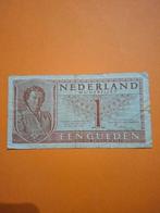 1 gulden muntbiljet Wilhelmina uit 1949 in ZF-, Postzegels en Munten, Bankbiljetten | Nederland, Ophalen of Verzenden, 1 gulden