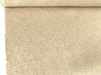 Camira Main Line Flax MLF20; creme+beige; restant meubelstof, Wol, 120 cm of meer, Beige, Nieuw