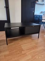 Zwarte salontafel, Huis en Inrichting, Tafels | Salontafels, Ophalen, 100 tot 150 cm, 50 tot 100 cm, Zo goed als nieuw