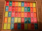 Houten letterdoos van het alfabet, Ophalen of Verzenden, Zo goed als nieuw, Taal en Lezen