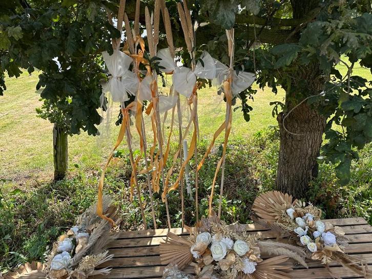 Mooie Boho Stijl Decoratie - Bruiloft, Hobby en Vrije tijd, Feestartikelen | Verhuur, Zo goed als nieuw, Geboorte of Huwelijk