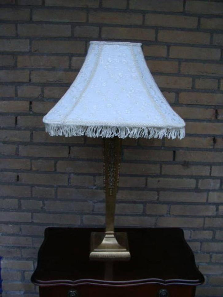 Schemerlamp voet Materiaal: Messing Gebronsd, Huis en Inrichting, Lampen | Tafellampen, Zo goed als nieuw, Minder dan 50 cm, Overige materialen