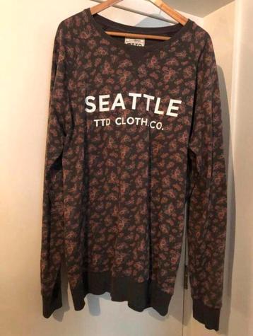 Tom Tailor sweater trui grijs print bloem XXL oto 65cm zgan beschikbaar voor biedingen