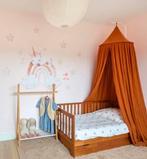 Petit Amelie Peuterbed Plume Walnoot + Matras & Lade, Ophalen, Zo goed als nieuw, Ledikant