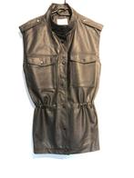 Sisters point lederlook  gilet mt L nieuw, Ophalen of Verzenden, Zo goed als nieuw, Maat 42/44 (L), Zwart