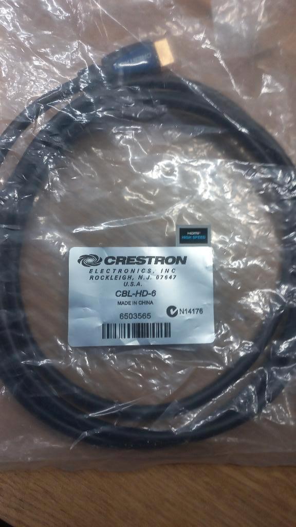 Crestron premium CBL-HD6 High speed HDMI kabel, 1.80m -nieuw, Ophalen of Verzenden, Nieuw, Minder dan 2 meter, HDMI-kabel