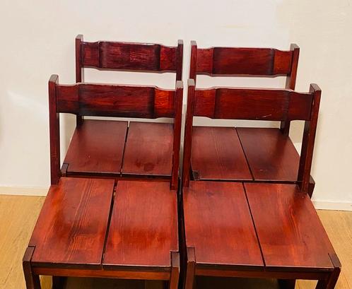 Brutalist eetkamer stoelen x4, Huis en Inrichting, Stoelen, Ophalen of Verzenden