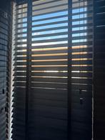 Zwarte Bamboe Jaloezieën - Houtlook, Huis en Inrichting, Stoffering | Gordijnen en Lamellen, Zo goed als nieuw, 100 tot 150 cm