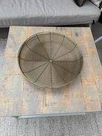 Gouden Metalen Schaal, Overige materialen, Schaal, Rond, Ophalen of Verzenden
