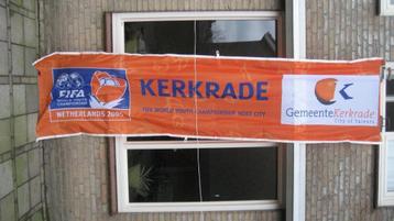 Mooie grote FIFA vlag NEXXT2005 met de naam Kerkrade beschikbaar voor biedingen