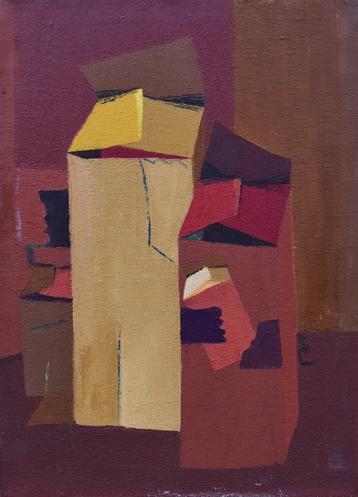 André Castinel schilderij in de Picasso stijl beschikbaar voor biedingen