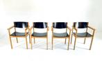 8x vintage plywood stoel, Schlapp Möbel ‘80, Huis en Inrichting, Stoelen, Ophalen of Verzenden, Zo goed als nieuw, Vijf, Zes of meer stoelen