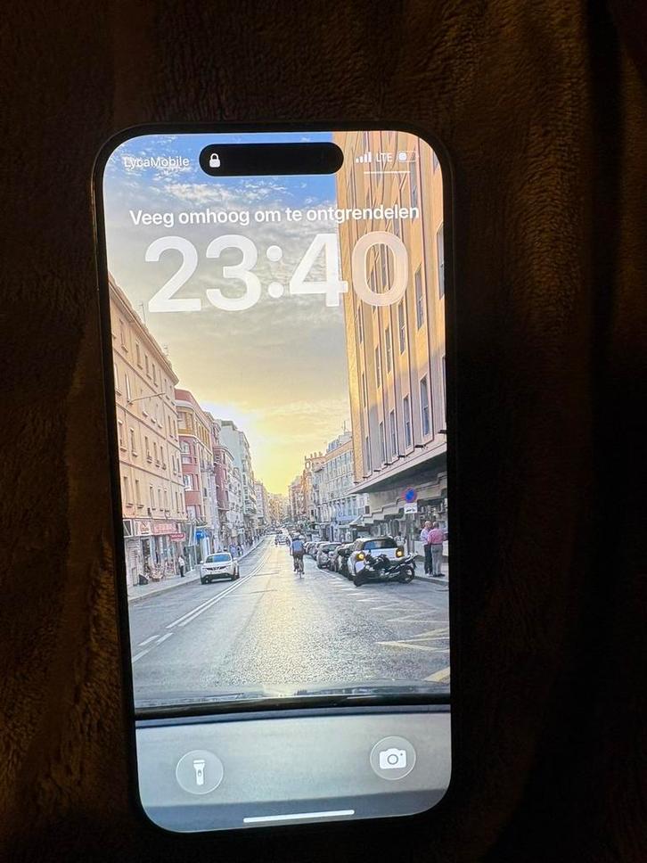 iPhone 15 Pro - Topstaat!, Telecommunicatie, Mobiele telefoons | Apple iPhone, Zo goed als nieuw, 128 GB, iPhone 15 Pro, Zwart