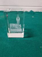 -	glas kubus praag old town hall, Verzamelen, Retro, Ophalen of Verzenden