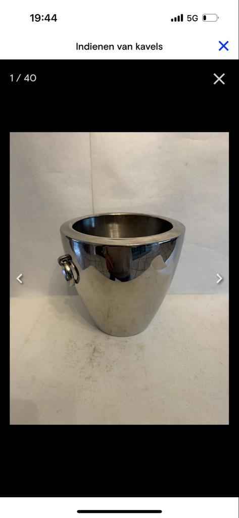 WMF Cromargan Champagnekoeler / IJsemmer, Huis en Inrichting, Keuken | Bestek, Zo goed als nieuw, Los bestek, Rvs of Chroom, Ophalen of Verzenden