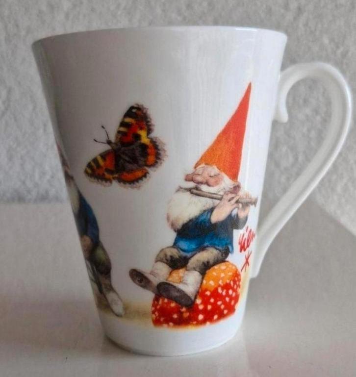 Beker David de Kabouter, Huis en Inrichting, Keuken | Servies, Zo goed als nieuw, Kop(pen) en/of Schotel(s), Overige stijlen, Ophalen of Verzenden