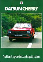 Folder Datsun Cherry 1981, Gelezen, Overige merken, Ophalen of Verzenden