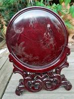 Hardhouten Tafelscherm "Jongen met vlieger", Ophalen of Verzenden