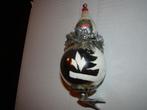 oud kerstbal met knijper glas sneeuwpop, Diversen, Kerst, Ophalen of Verzenden, Zo goed als nieuw