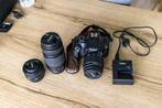 Canon 1300D + Telelens + Portrait lens, Spiegelreflex, Canon, Ophalen of Verzenden, Zo goed als nieuw