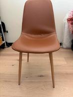 Eettafel stoel, Ophalen, Kunststof, Gebruikt, Bruin