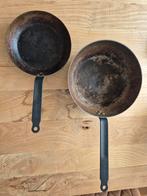 De Buyer wok en kleine koekenpan, Huis en Inrichting, Keuken | Potten en Pannen, Ophalen of Verzenden, Gebruikt, Wok