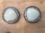 Twee identieke plafonnières, Ophalen, Gebruikt, Glas