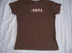 Mooi bruin shirt korte mouw merk Salty Dog maat 140/146, Meisje, Gebruikt, Ophalen of Verzenden, Shirt of Longsleeve