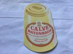 Vintage Calvé Mayonaise Reclamekaart, Verzamelen, Ophalen of Verzenden, Gebruikt, Reclamebord