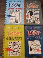 Het Leven van een Loser - 4 Boeken, Ophalen, Zo goed als nieuw, Jeff Kinney, Fictie algemeen