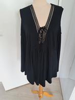 Tuniek ongeveer 44/46 zwart, Verzenden, Zo goed als nieuw, Maat 46/48 (XL) of groter, Zwart