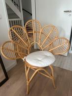 Rotan Stoel Bloemmotief, Huis en Inrichting, Stoelen, Ophalen, Bruin, Riet of Rotan, Zo goed als nieuw