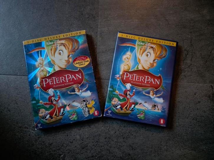 Peter Pan Platinum Edition' 2-disc Deluxe Edition DVD, Cd's en Dvd's, Dvd's | Tekenfilms en Animatie, Zo goed als nieuw, Amerikaans
