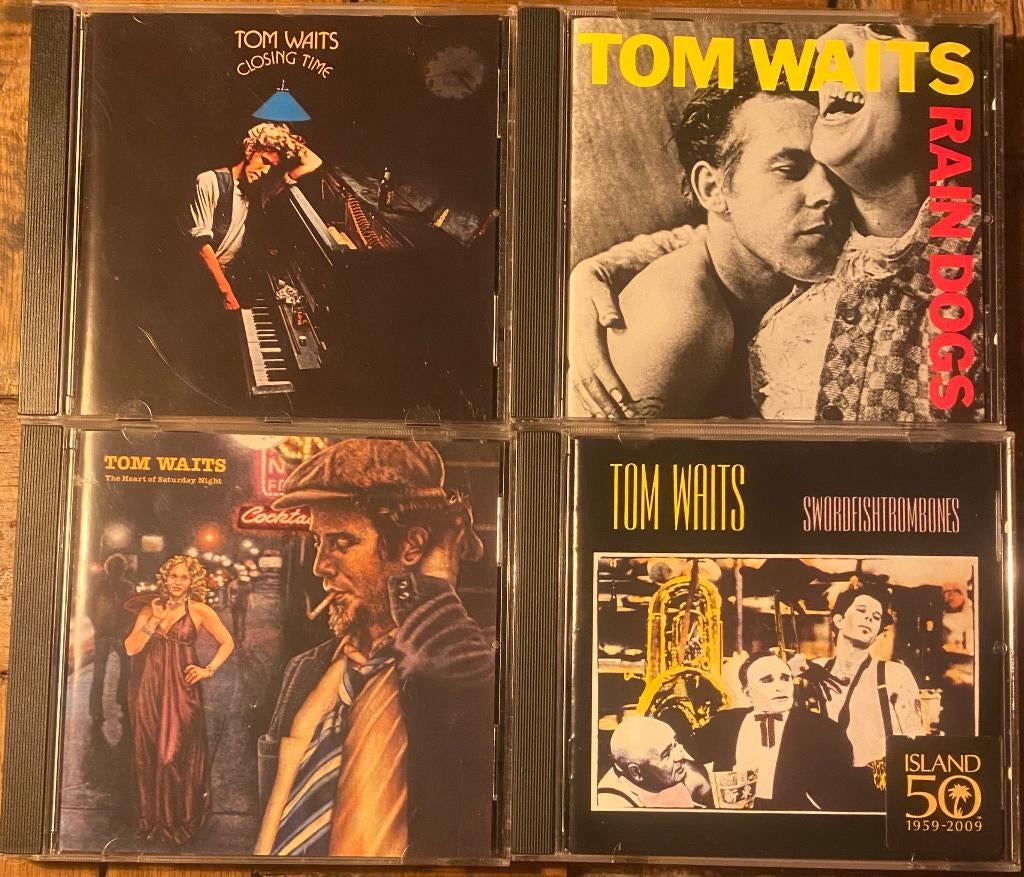 4 TOP-CD's van Tom Waits EU-Persingen in  Near Miint staat, Ophalen of Verzenden, Zo goed als nieuw