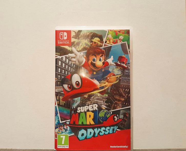 Super Mario Odyssey - Nintendo Switch, Spelcomputers en Games, Games | Nintendo Switch, Zo goed als nieuw, Platform, 2 spelers