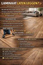Laminaat laten leggen? Vakkundig & Betaalbaar!, Kunststof, 50 tot 150 cm, Nieuw, Ophalen of Verzenden
