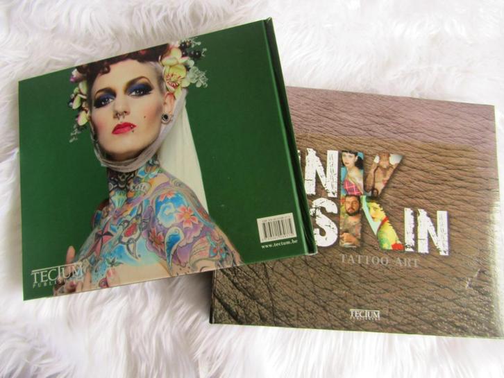 Ink on Skin Tattoo Art - tatoeages Boek ISBN 9789461580375, Boeken, Kunst en Cultuur | Beeldend, Zo goed als nieuw, Overige onderwerpen