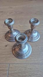 3 zilveren kandelaartjes ('65, '67, '68), Ophalen of Verzenden, Zilver