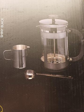 Cafetière Set Leopold Vienna Vicenza Shiny Black Nieuw!!!  beschikbaar voor biedingen