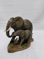 Olifanten, olifant met kind., Ophalen, Nieuw, Dier