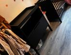 Zwarte Comode, Kinderen en Baby's, Kinderkamer | Commodes en Kasten, Ophalen, 50 tot 70 cm, Opstaande rand, 100 cm of meer