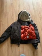 Zgan originele bruine winterjas/bomberjack v Woolrich mt S, Kleding | Dames, Jassen | Winter, Ophalen of Verzenden, Zo goed als nieuw