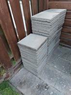 Stoeptegels 54 stuks met 3 opsluitbanden GRATIS., Tuin en Terras, Tegels en Klinkers, Ophalen, Gebruikt, Beton, Overige typen