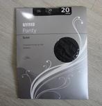 Nieuwe luxe panty - zwart - 20 denier - maat 40-42., Ophalen, V&D, Zwart, Nieuw