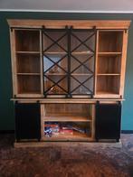 Mango Houten Kast met Schuifdeuren, 150 tot 200 cm, Ophalen of Verzenden, 150 tot 200 cm, 25 tot 50 cm