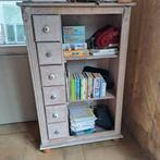 Super leuk whitewash kastje dressoir boekenkast buffetkast, Ophalen, 100 tot 150 cm, 50 tot 100 cm, Zo goed als nieuw