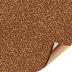 Cadeaupapier gouden stippen - 2m x 70cm, Ophalen of Verzenden, Nieuw
