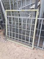 Dubbel staafmat inlooppoortje, Ophalen, IJzer, Tuinhek